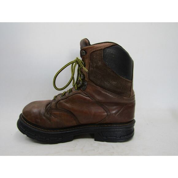 Wolverine Mens Size 9.5 M Brown Leather Laces Casual Comfort Ankle Work Boot main image 9